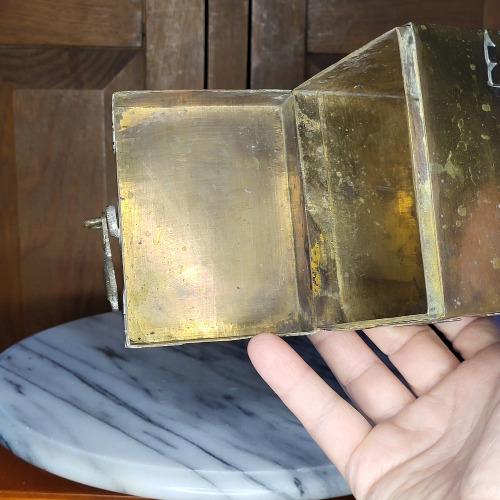 Vintage Brass Trinket Box - Picture 13 of 14